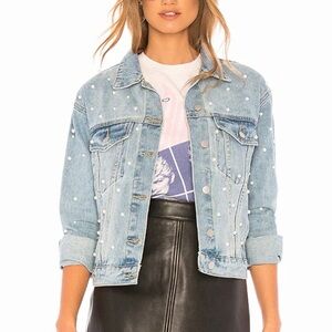 superdown Pearl Denim Jacket (NWOT)